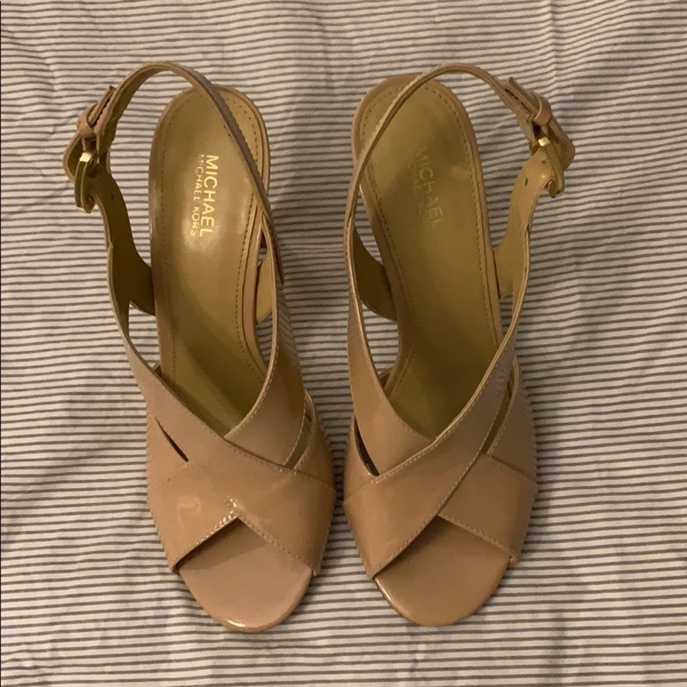 Michael Kors patent leather heels